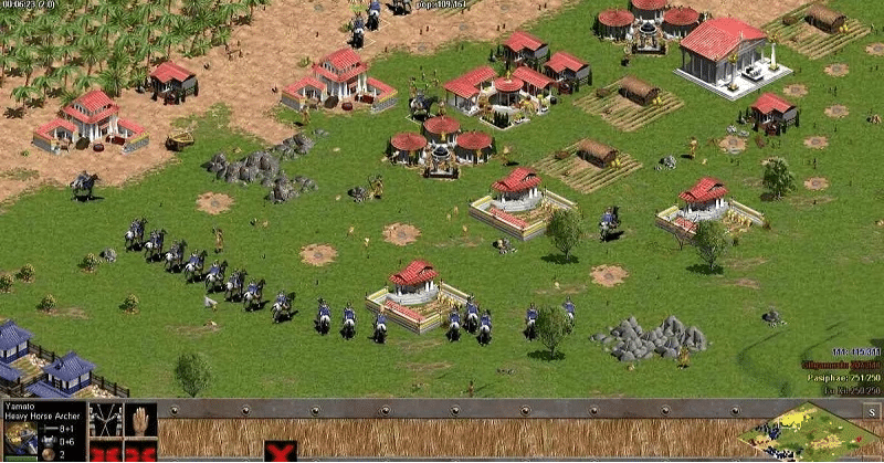 Giao diện chính của game AOE bản thi đấu trên máy tính